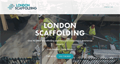 Desktop Screenshot of londonscaffolding.co.uk